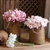 Dekorativa blommor 8st Artificial Bouquet Silk Fake Rose Flower 3 Heads For Wedding Party Christmas Valentine's Day Gifts Home Decoration