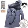 Manteaux pour hommes en duvet de canard blanc Vestes d'hiver pour hommes 2024 Incrassati Manteau chauffant pour hommes Marque Parker Vêtements pour hommes Mtclair f99f #