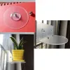 Racks Rebord Ventouse Fenêtre Étagère Acrylique Plante Étagère pour Jardin Salle De Bain Organisateur Étagère Amovible Mural Étagère De Rangement Rack