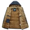 2023 Nouveaux hommes décontracté polaire épais manteau chaud imperméable polaire à capuche hommes veste extérieure manteaux pour hommes chapeau coupe-vent Parka hommes 241K #