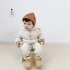 Daunenmantel koreanischen Stil geboren Baby Overall Kinder Bär Strampler mit Kapuze Kinder Jungen Kleidung Winter Säuglingskleidung Kleinkind Outfit