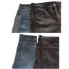 men's Cott Mix Spandex Skinny Elastic Denim Jeans Fi Casual Side Stripe Hip Hop Jeans k6ja#