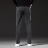 2022 Herbst Neue Männer Stretch Regular Fit Jeans Busin Fi Dunkelgrau Slim Denim Hosen Männliche Klassische Stil Marke Hosen 20pD #