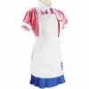 Anime Danganrpa Mikan Tsumiki Cosplay Costume Halen Party Ultimate Infirmière Costume Rose Café Maid Uniforme Tenue Pour Les Femmes j80k #