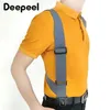 1 st 5cm*120 cm Vuxen Mens elastiska breda hängslen Mens Suspenders Justerbar x Typ Rem Male Jockstrap Sport Work Suspender 240313