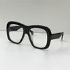 Новые модные дизайнерские оптические очки 0498, большая квадратная оправа, простая оправа в стиле ретро, популярный стиль, прозрачные линзы, защитные очки282W