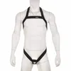 Clever-Menmode Manlig underkläder Halter Harn Hollow Out Men Elastic Chest Strap Bodysuit Muscle Arnes Hombre Penis O Ring Costume S59l#