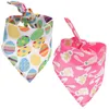 Vêtements pour chiens 2 pièces vêtements pour animaux de compagnie robes de décoration pour filles polyester bandana triangulaire