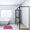 Mattes de bain PVC Mat de salle de bain Douche non glissée avec trous de drain