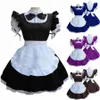 Sexy Kawaii Dessous Maid Cosplay Kostüm Frauen Kopfbedeckungen Französisch Apr Fake Collar Bowknot Dr Lolita Babydoll Robe Femme Lager W4f5 #