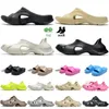 designer sandaler kvinnor män tofflor chunky clog glid pool mögel stängd i gul svart hd snörning upp beige gummi loafers clogs sommar strandskor glider lyx sandal