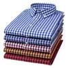 swobodne elastyczne koszule LG-Sleeve dla mężczyzn cienkie pojedyncze kieszeniowe kieszonkowe kaszteczne slim slim koszulę fit fi ubrania streetwear 14u0#