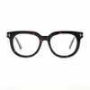 Occhiali da sole Montature per occhiali retrò per donna uomo Lurury occhiali in acetato ovale viso grande miopia occhiali ottici253T