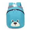 Sac à dos - Dessin animé enfants sacs d'école maternelle garçons et filles dessin animé mignon ours étudiants sac