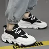 Casual Shoes Heren Schoenen 2024 Mixed Colors Designer Men's Vulcanized Fashion Lace Up Chunky Sneakers For Men Light Running