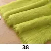 Fabric 50cm Slippery Faux Fox Fur Fabric 5cm Long Plush Fur Fabric For Diy Doll Cloth Carpet Jewelry Phone Counter Cover Photo Props