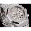 Omf Titanium Series Watch 41Mm Factory Designers The Steel Time SUPERCLONE Mouvement Chronographe Mécanique Automatique Hommes 26240 Alliage 200