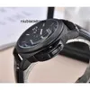 Дизайнерские часы для механических автоматических хронографов, мужские прозрачные кожаные спортивные наручные часы Dvw0