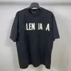 T-shirt da uomo di design Nastro Lettera Logo Moda di lusso Estate Uomo e donna Indossata Lavata Distressed Manica corta allentata Top Y2k Camicie