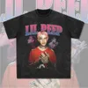 maglietta designer da uomo polo hip hop lil peep t-shirt a maniche corta stampato