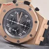 Highend AP kol saati erkek izle Royal Oak Ofshore 18K Otomatik Makine İkinci El İzleme 25940ok.O.D002CA.01