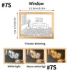 Frames And Mouldings Frame Painting Light Led Picture Japan Decorative Simate Sunshine Ding Night Home Table Lamp Drop Delivery Garden Dhxzl