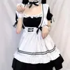 Mulheres japonesas Maid Lolita Dr Anime Cosplay Animati Uniform Outfit Roupas Cosplay Waitr Role Play Roupas z1u3 #