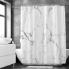 Tende da doccia Acquerello Arte Astratta Marmo Tenda Tessuto in poliestere Decorazione bagno 180 180 cm con ganci