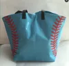 Sacs de plein air 2021 Toile Beach Sports Half Baseball Softball Fourre-tout Football Shouder Girl Volleyball Totes Stockage Drop Livraison en plein air Dhevd