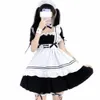 cos Hand GameRed Wein Süße Maid Kostüm Lolita 2024 6 stücke Set Nette Maid Kostüm Cos Kostüme f6UJ #