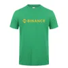 Binance T-shirt Crypto Mannen Casual Tees Cott Korte Mouw Cool Tops T-shirt OZ-421 P06z #