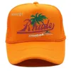 Rh American Trendy Brand Truck Hat Lettera stampata Baseball Protezione solare esterna e ombrellone in lingua d'anatra