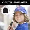 Ganci Cappellini da baseball Scatola per cappelli Custodia per cappelli Borsa da viaggio portatile Custodia per cappelli nera