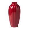 Vases en céramique rouge vase moderne rustique décoratif fleur petit pour salon étagère entrée bibliothèque décor à la maison