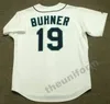 Hommes 1982-1997 Seattle JIM PRESLEY FLOYD BANNISTER JAY BUHNER GORMAN THOMAS DAVID SEGUI RICHIE ZISK TINO MARTINEZ KEN GRIFFEY JR Throwback Baseball Jersey S-5XL