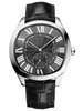 Högkvalitativa män Kvinnor Designer Drive 41mm Watches For Mens Automatic Movement Watch Leather Strap Casual Luxury Wristwatch Fashion