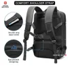 SWISS MILITARY Business Erweiterbare USB-Tasche Wasserdichter großer Computer-Rucksack für Reisen Urban Men Mochilas Masculino