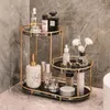 Opbergdozen Badkamerrek Luxe Vanity Organizer voor cosmetica Desktop Aanrecht Kaptafel