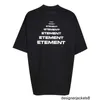デザイナートレンディブランドの正しいバージョン2024スプリングスマーVTMグラデーションプリントラウンドネック短袖Tシャツとインターネットセレブリティティーインディ