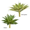 Decorative Flowers 1 Piece Of Simulated Agave Green Gold Edged Tiger Skin Orchid Plant