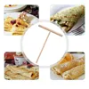 Backformen Praktische T-Form Crepe Maker Pfannkuchenteig Holzverteiler Stick Home Kitchen Tool Kit DIY-Verwendung