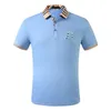 Дизайнерские мужские повседневные рубашки Mens Paul Polos Tshirts Вышивка логотип бизнес -одежда с длинным рукавом Slim Late