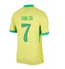 2024 Brazil soccer jerseys 22 23 24 Camiseta de futbol RICHARLISON NEYMAR JR VINI JR. Rodrygo BRAZILS CASEMIRO G.JESUS football shirt brasil maillots football men kids