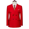 13 färger män dubbelbröst blazer rockar fi solid mens bröllop prom dr manlig busin casual smal fit kostymer jacka 6xl 660i#