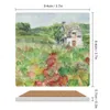 Masa Paspasları Beaune Vineyards Seramik Kılıfları (Kare) Seramikler için Set Set Sevimli Ev Minekler Mutfak
