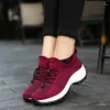 Casual Shoes Women's Running Sock Sneakers Breathable Female Thick Bottom Shoe Ladies Walking Platform Loafers Tenis Para Hombre