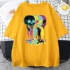 4 Vómito de calaveras Impresión divertida Cott Camisetas para hombres Persality Fi Manga corta All-Mathic Casual Mans Tee Ropa o6pq #