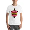 Klasik 70'lerin gerçekçi oluşturma Shakey's Pizza Salonu Seçim Karakolağı T-Shirt Street Yaz Üst Sevimli Üstler Düz Beyaz Tişörtler Erkekler F03U#