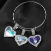 Strands Uwin Diy Heart Photo Подвесной манжетный браслет для женщин запоминающиеся украшения из нержавеющей стали модные украшения для влюбленных