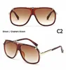 NIEUWE Mode Mannen Cool Stijl Gradiënt ditaeds Zonnebril Vintage stralen Brand Design Zonnebril Oculos De Sol Masculino 23047